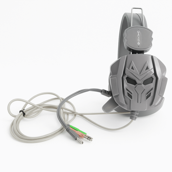 OAK-G6 RGB Gaming Headset with 50mm Drivers, USB + 3.5mm Dual Jack – Noise Cancelling Microphone & LED Lights