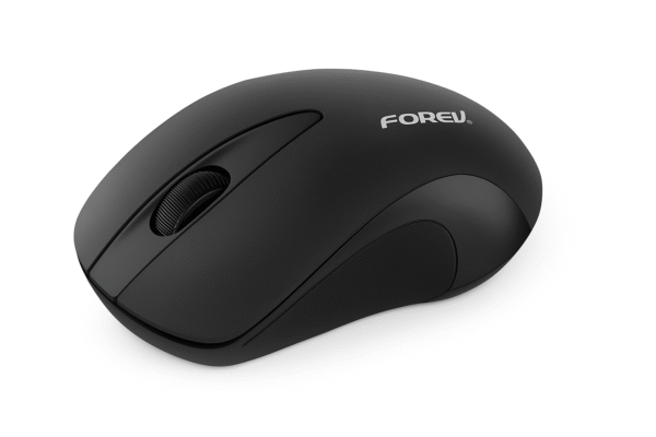 FOREV FV-187 Wireless Mouse – 1600DPI Ergonomic Optical Mouse with 12-Month Battery Life
