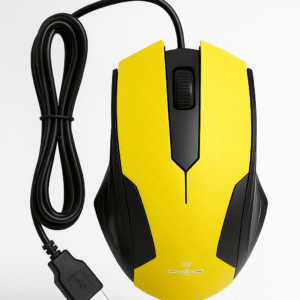 GAMMA M-62 High-Precision Wired Optical Mouse – 800 to 3200 DPI, Ergonomic USB Mouse for Gaming & Office