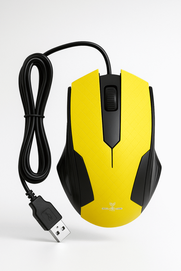 GAMMA M-62 High-Precision Wired Optical Mouse – 800 to 3200 DPI, Ergonomic USB Mouse for Gaming & Office