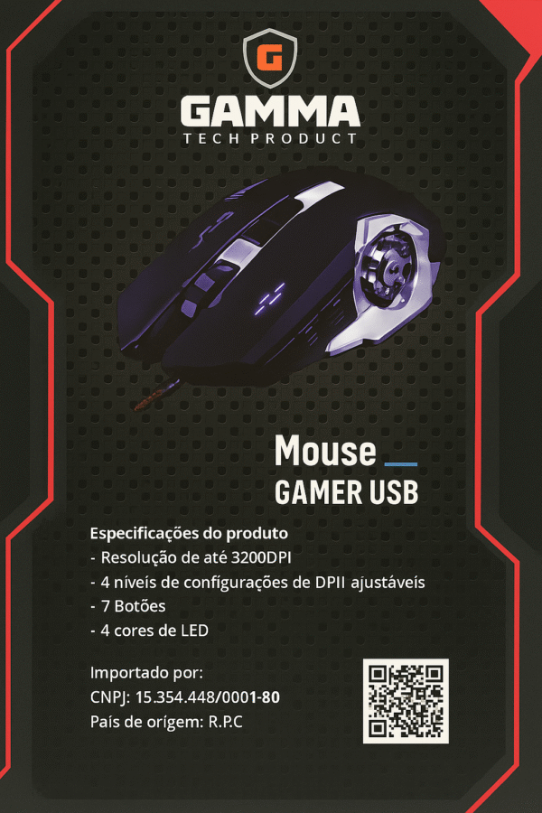 GAMMA M-22 USB Gaming Mouse – High Precision Wired Mouse for Gamers - Image 2