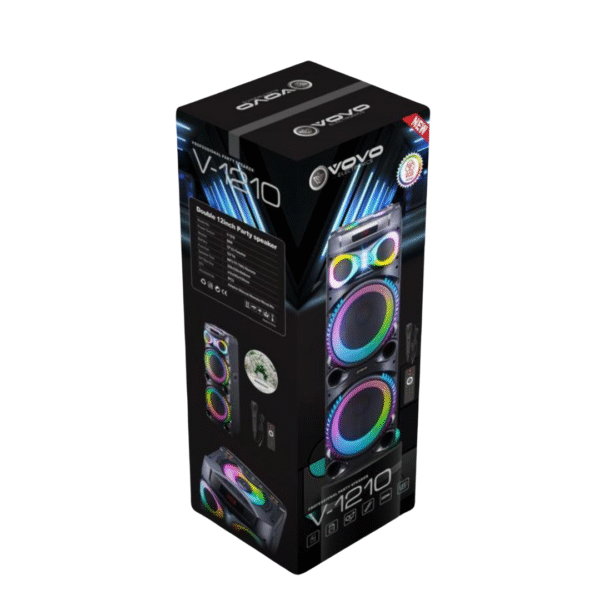 V-1210 Double 12-Inch Bluetooth Party Speaker - Image 2