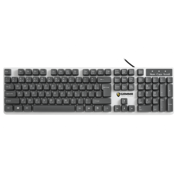 K-510 Gamma RGB Backlit Gaming Keyboard – Wired USB, Full Key Layout