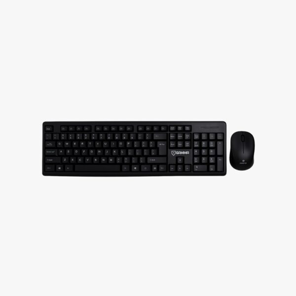 GAMMA K-520 Wireless Keyboard and Mouse Combo – 2.4G USB Plug & Play, Full-Sized 104 Keys, 1000 DPI Mouse