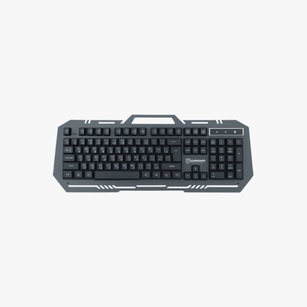 K-512 RGB Backlit Gaming Keyboard with Suspended Key Design & Ergonomic Touch – USB Wired, Multi-OS Support