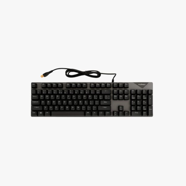 FOREV FV-Q302 RGB Mechanical Gaming Keyboard – Blue Switch, LED Backlit, Full-Size Wired
