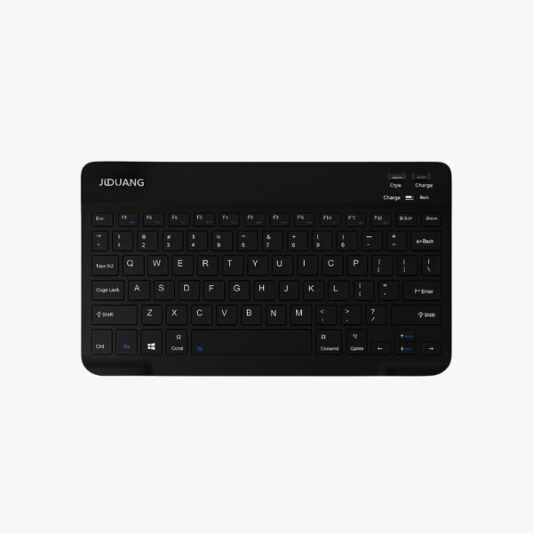 Jeqang JB-330 Wireless Bluetooth 5.0 Rechargeable Keyboard – Ultra Thin, Multi-Color, 150-Hour Battery Life, USB Charging