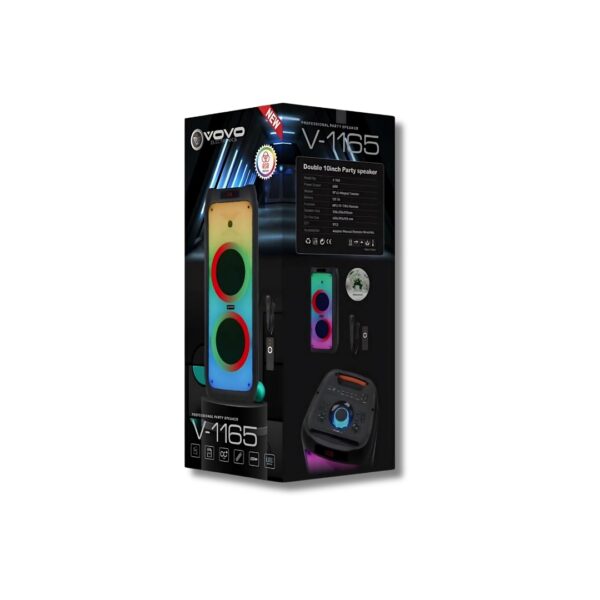 V-1165 Double 10-Inch Party Speaker - Image 2