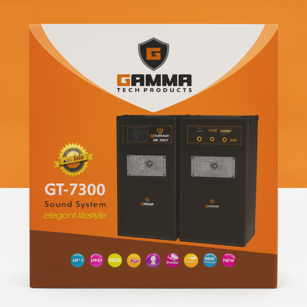 Gamma GT-7300 Multimedia Speaker System with Bluetooth, USB, SD & Remote Control - Image 2