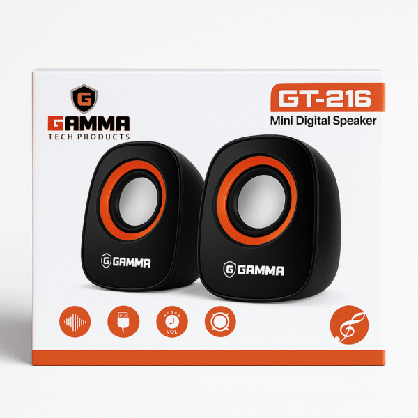 Gamma GT-216 Mini USB Desktop Speakers - Image 2