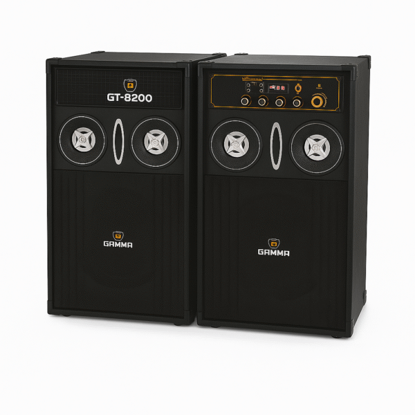 GAMMA GT-8200 Dual Tower Bluetooth Sound System with USB, SD, FM & Remote Control