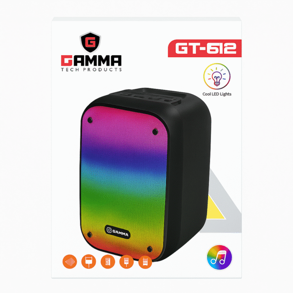 GAMMA GT-612 RGB Wireless Speaker | Portable - Image 2