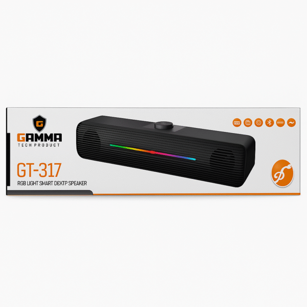 Gamma Tech GT-317 RGB Light Smart Desktop Speaker - Image 3