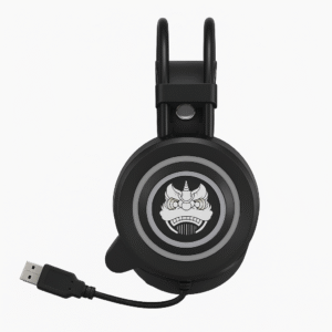 T906 E-Sport USB Gaming Headset with 40mm Driver & Noise-Canceling Microphone