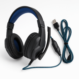 ELE-GATE DM.X5 RGB Gaming Headset – 50mm Drivers, USB & 3.5mm, Noise-Cancelling Mic