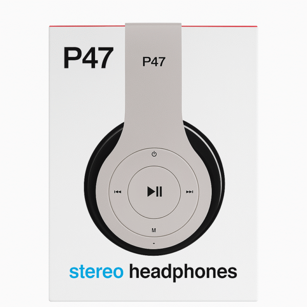 P47 Wireless Bluetooth Headphones – Foldable, Multi-Function, Lightweight - Image 4