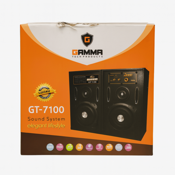 Gamma GT-7100 Bluetooth Multimedia Speaker System with USB, SD, Remote & Digital Screen - Image 2