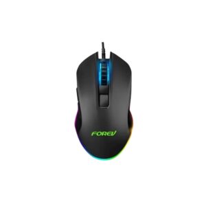 Forev FV‑Q7 RGB Wired Gaming Mouse – 6‑Button, 6400 DPI, Multi‑Color Backlit