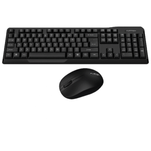 FV‑W706 2.4 GHz Wireless Keyboard & Mouse Combo – Silent, Waterproof, 104‑Key Set