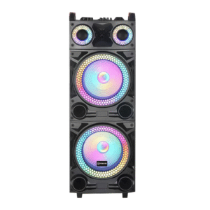 VOVO V‑1215 Party RGB Portable Speaker – 100W Wireless 1.0 Channel with Remote, USB/TF/Mic Support