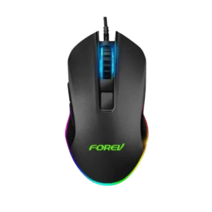 Forev FV‑Q7 RGB Wired Gaming Mouse – 6‑Button, 6400 DPI, Multi‑Color Backlit