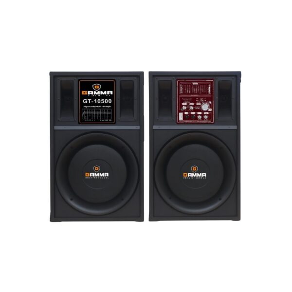 Gamma GT-10500 Sound System | Powerful Dual Subwoofer with LED, USB, SD, AUX, Bluetooth