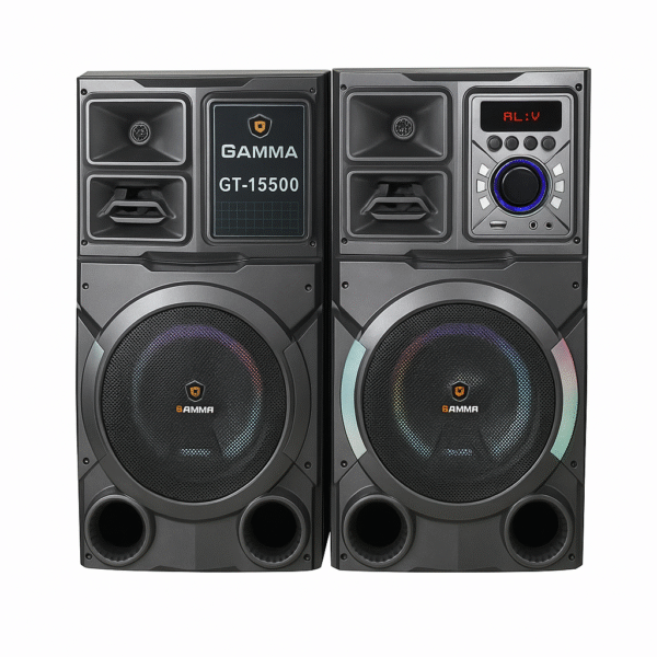 Gamma GT-15500 Sound System with Bluetooth, USB, SD, MMC, Remote Control