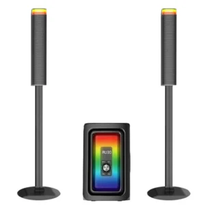 Gamma GT-9930 3.1 Channel Subwoofer Speaker System with LED Light and Remote – 140W RMS